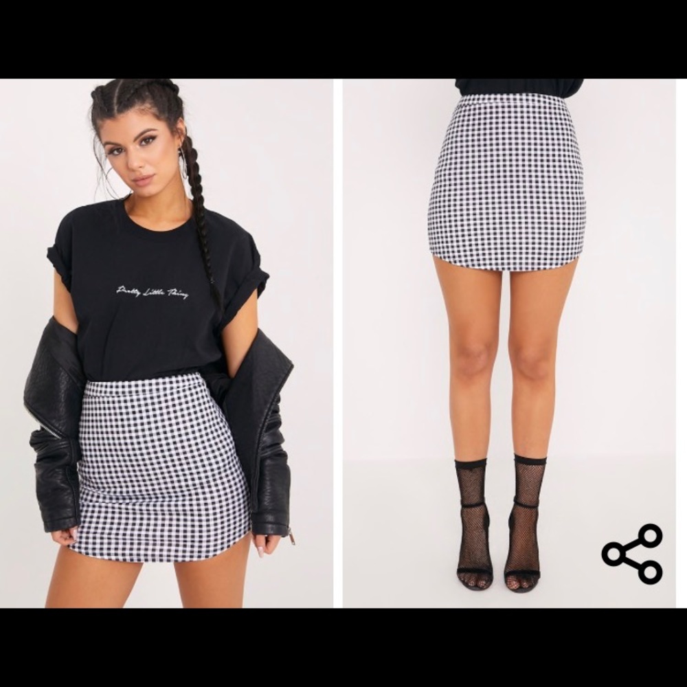 ✖️SOLD✖️ Gingham mini skirt