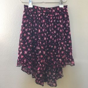 Flowy high-low skirt