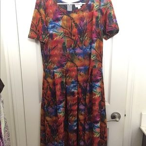 LuLaRoe Amelia dress 2XL