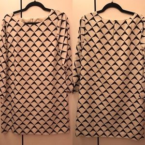 J Crew Mod Knee Length Shift Dress