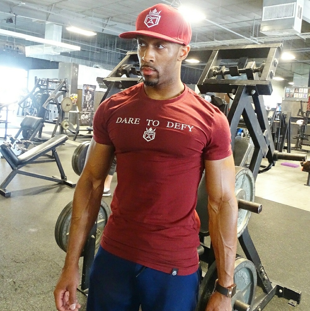 Defy Tee - Burgundy