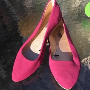 Pink ballet flats