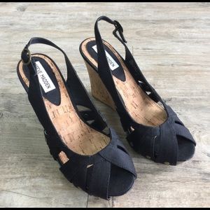 Steve Madden Cork Wedges