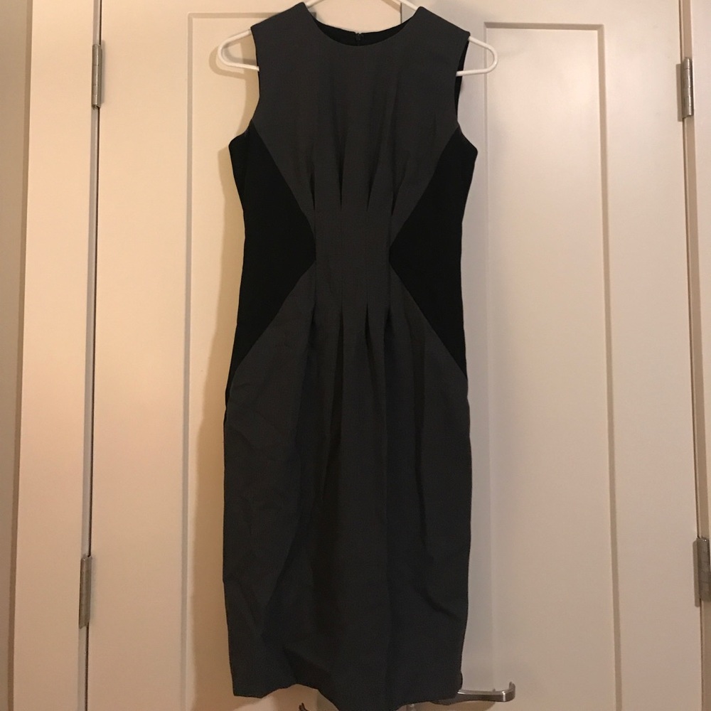 Black and grey dress