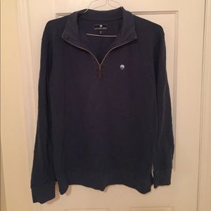 Southern Shirt 1/4 Zip Pullover- Navy