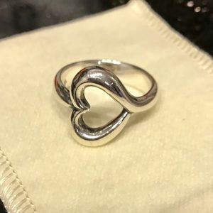 James Avery Abounding Heart Ring Size 10