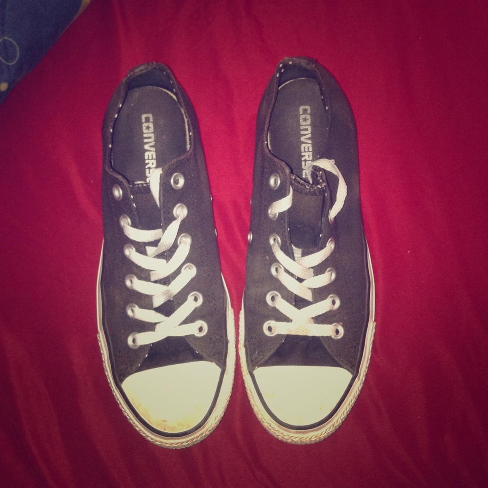 Slightly worn converse