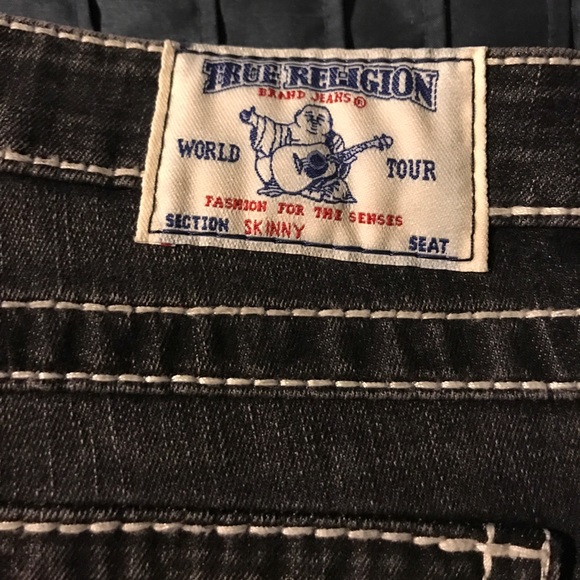 AUTHENTIC NWT TRUE RELIGION SKINNY JEANS SIZE 30 - Picture 4 of 8