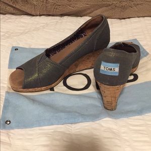 Toms Cork Wedge