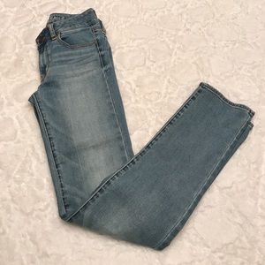 Size 0 American Eagle Straight Super Stretch Jeans
