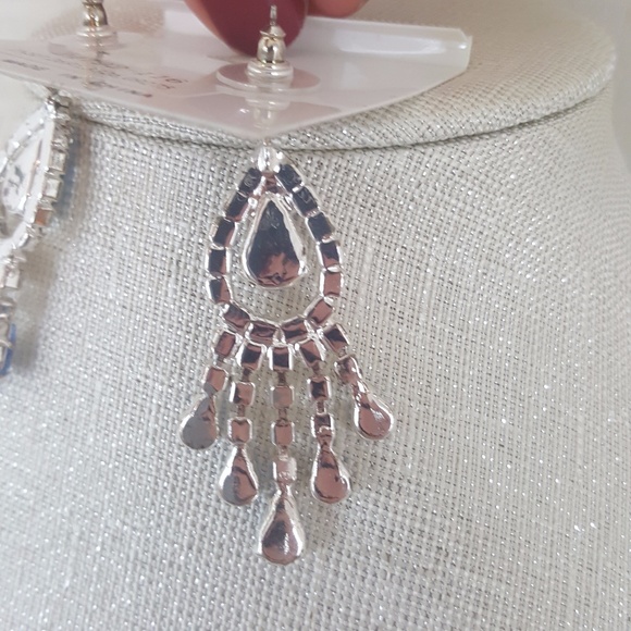 Austrian Crystal Titanium Post Pierced Earrings - Picture 7 of 8