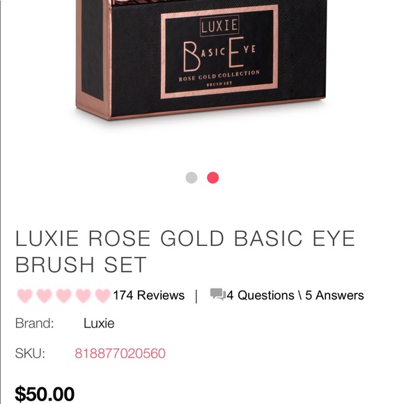 Luxie Beauty "Basic Eye" Brush Set - Picture 2 of 2