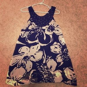 Black and White Sheer Sleeveless Top