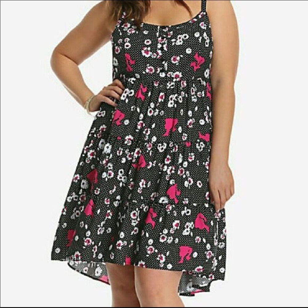 Torrid Floral BARBIE Summer Swing Dress! 16 1X 2X
