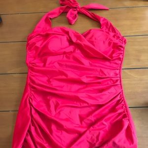 Vintage red one piece