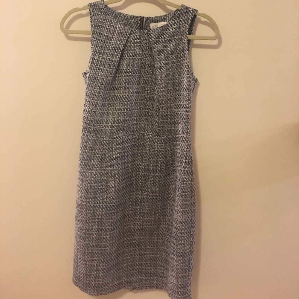 Navy Blue/white/gold dress