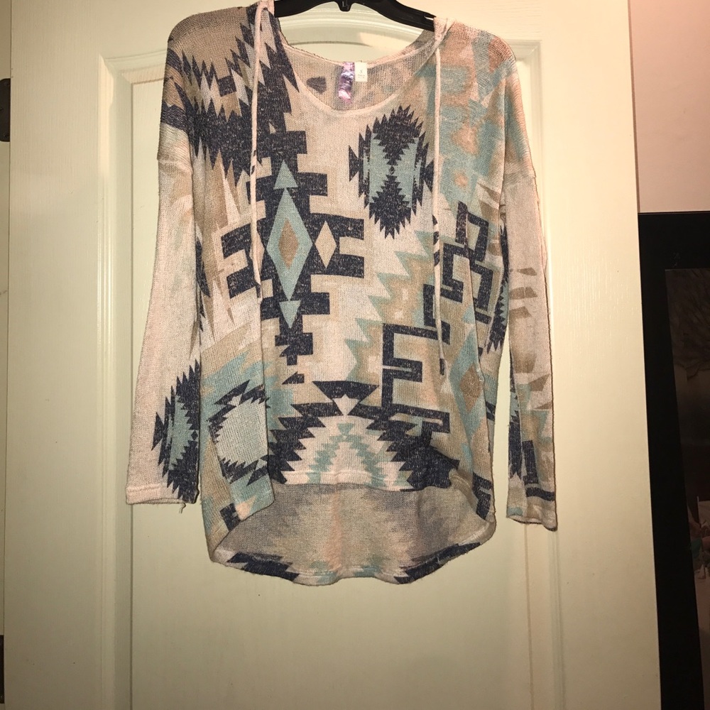 Hooded sweater