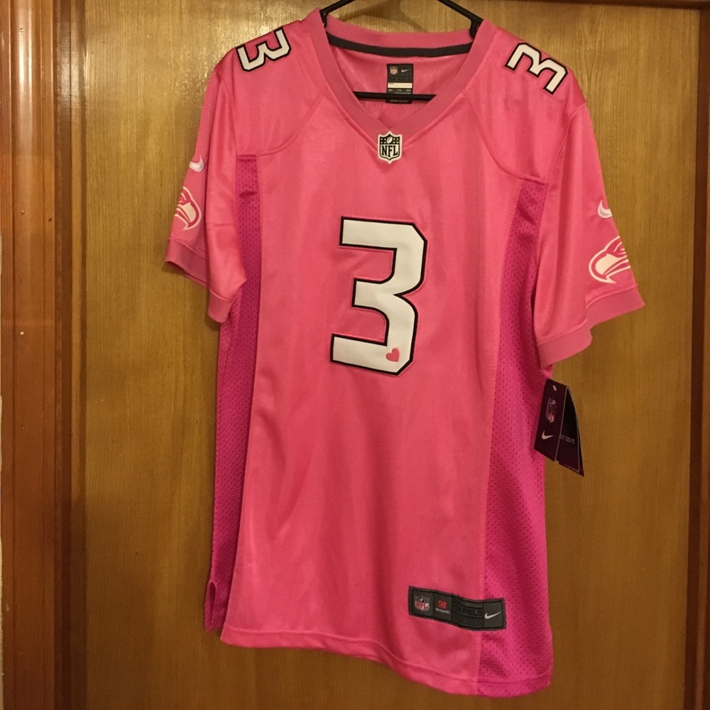 Pink Seahawks jersey!