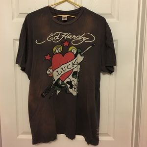 Ed Hardy - T-shirt - size XL