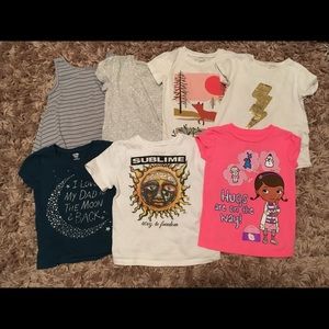 Toddler girl shirt bundle!!