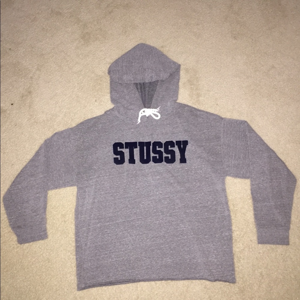 Grey Stussy Pullover