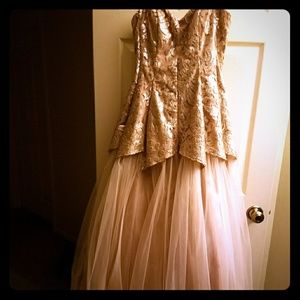 Pale Rose Prom Dress