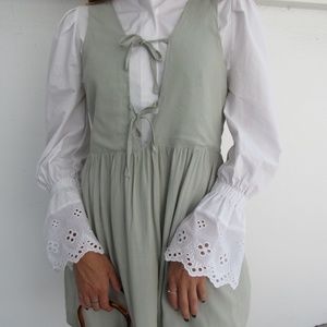 Tobi "Amber Sage Shift Dress" Size Small