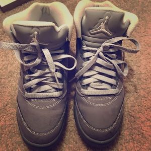 Gray Air Jordan's
