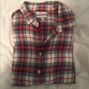 J. Crew Gingham Perfect Button Down