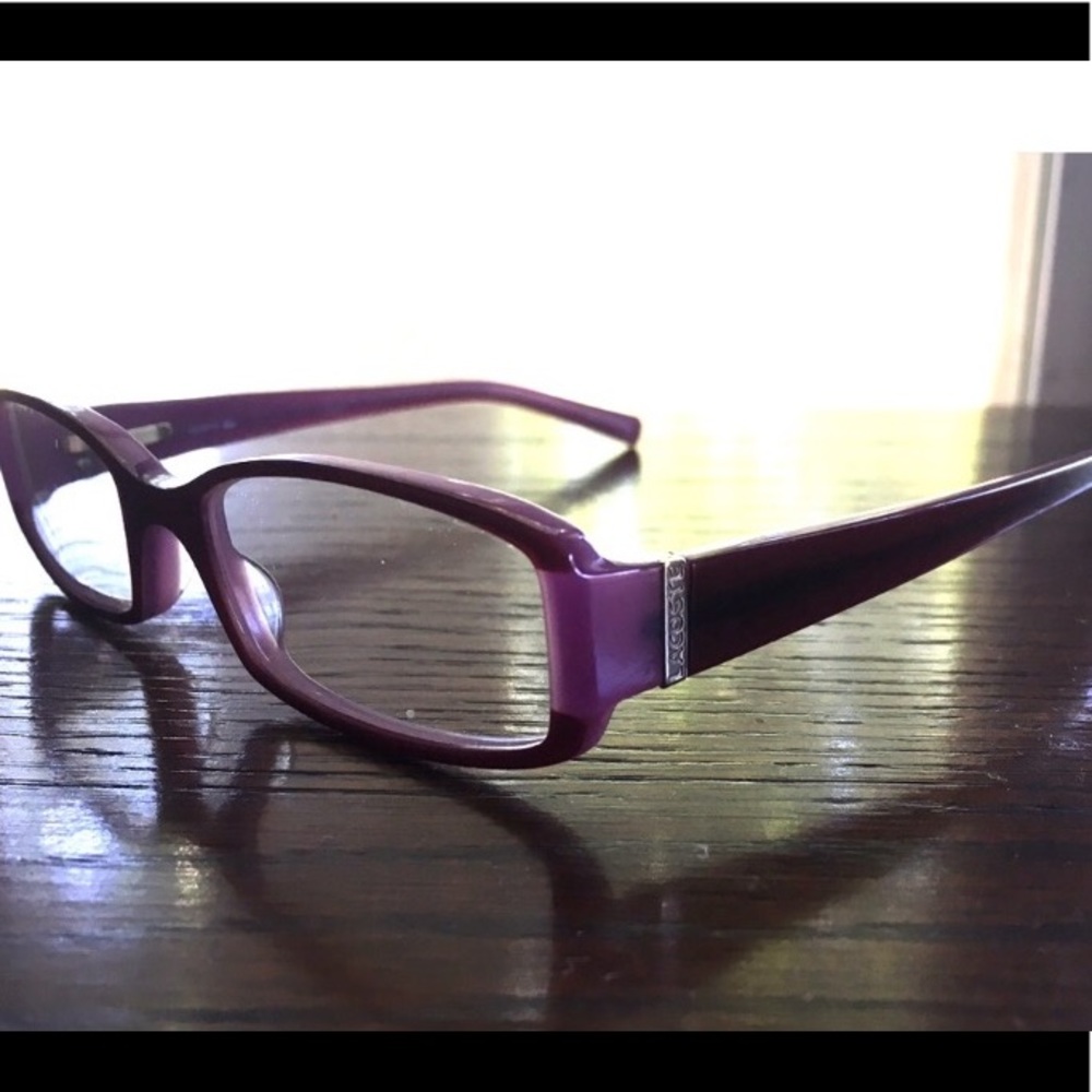 Purple Lacoste Glasses
