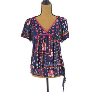 Forever 21 Floral Tunic Top M