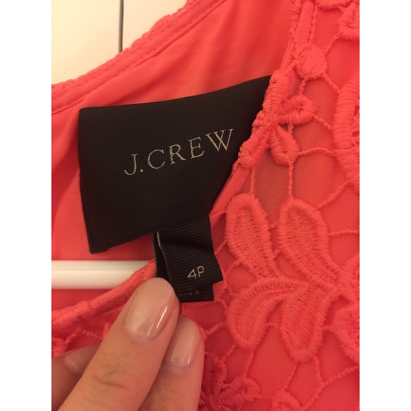 J. Crew Pink Lace Dress - Picture 3 of 5