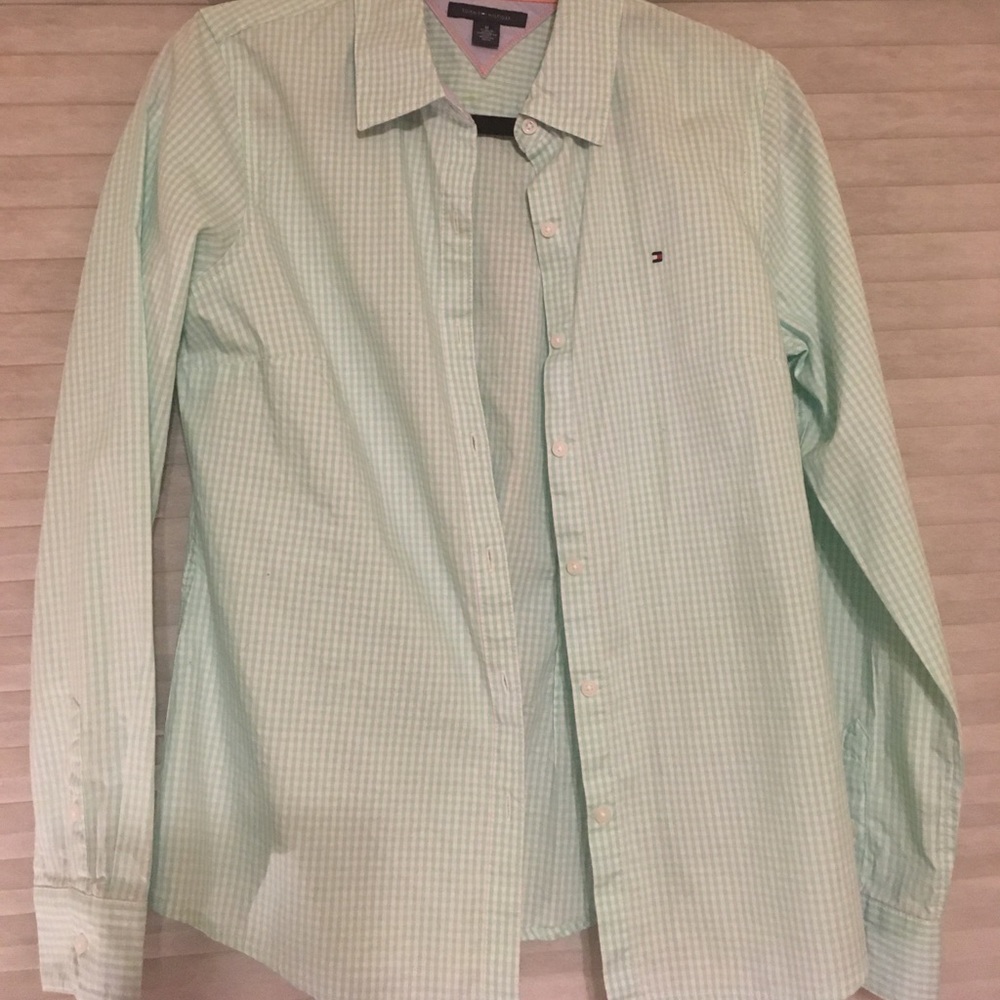 Gently used Tommy Hilfiger button down shirt