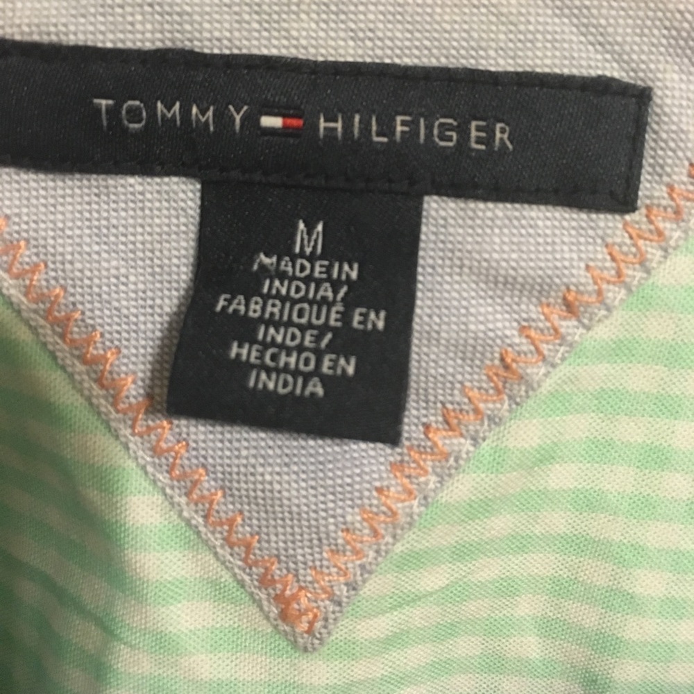Gently used Tommy Hilfiger button down shirt - Picture 2 of 4