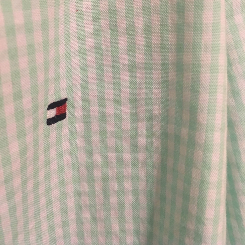 Gently used Tommy Hilfiger button down shirt - Picture 3 of 4