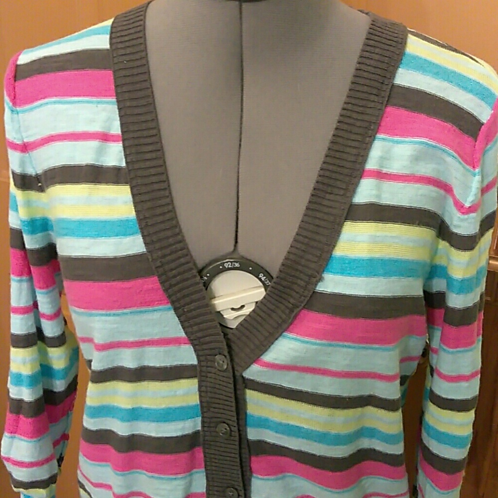 EUC, ARIZONA STRIPED SWEATER
