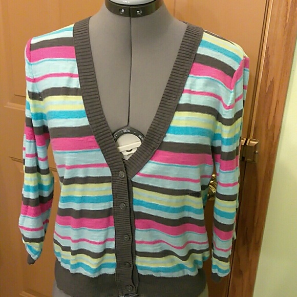 EUC, ARIZONA STRIPED SWEATER - Picture 2 of 5