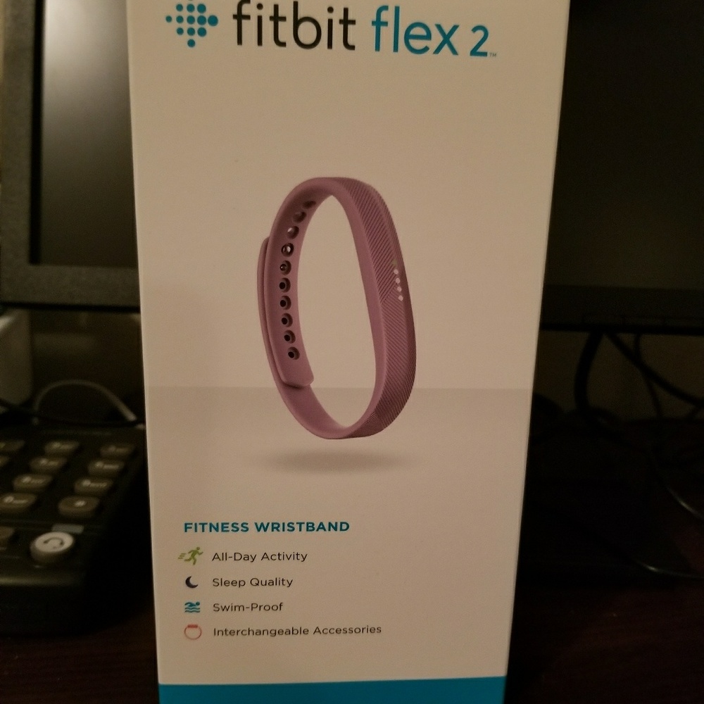 Fitbit flex2 NIB sealed swimproof fitness tracker