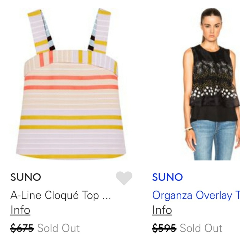 **SOLD**Suno A-line Cloque Top_c - Picture 2 of 5
