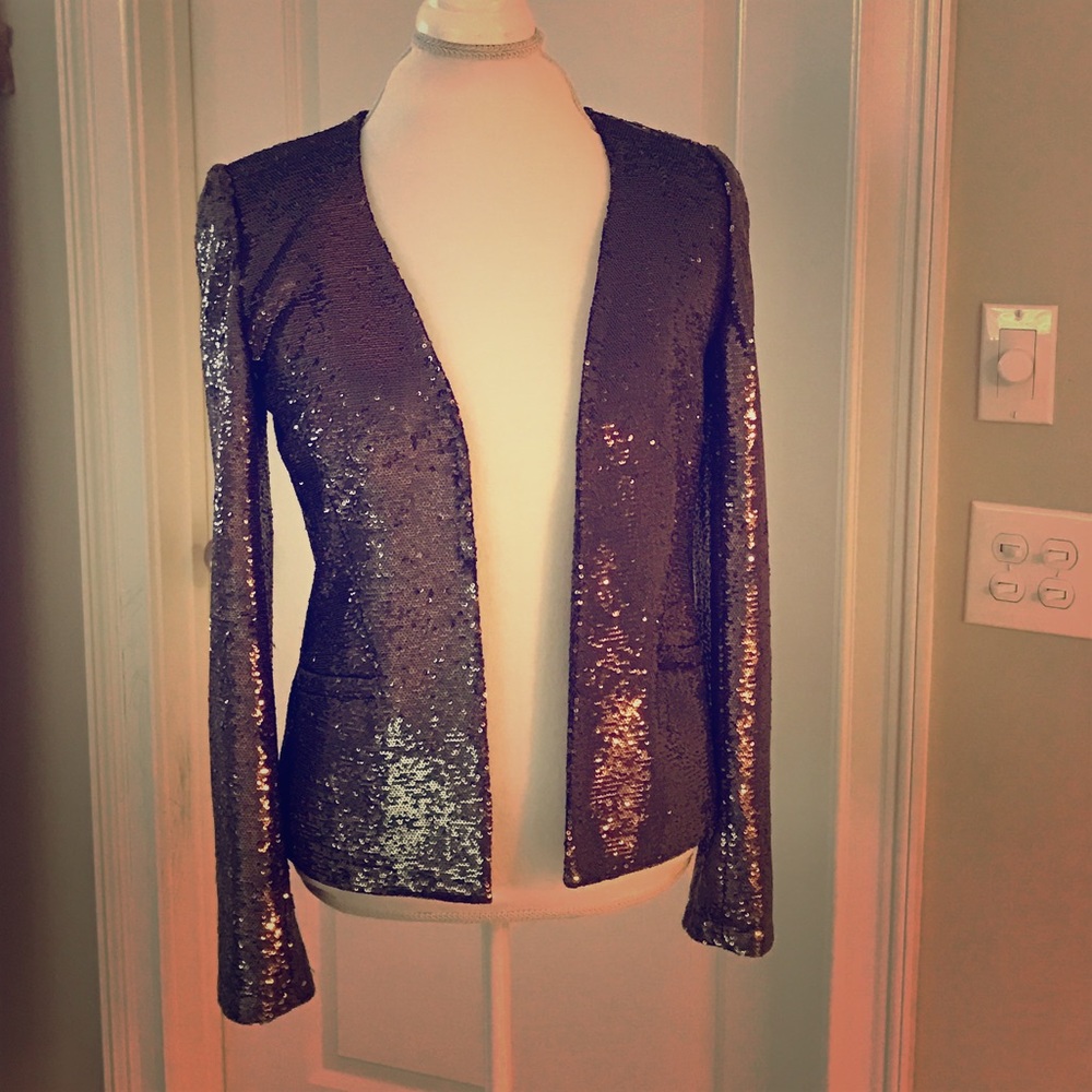 Young by Yoyo Yeung Sequin Blazer