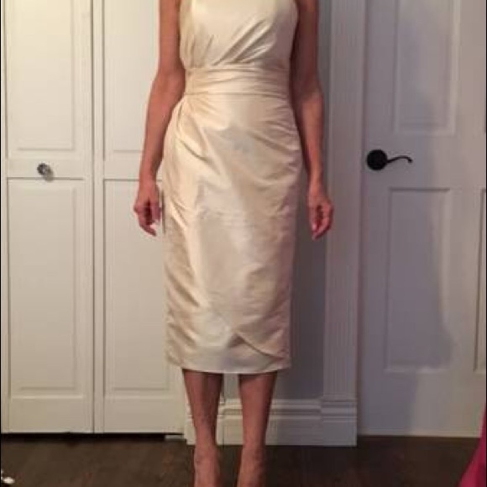 Ivory Sophia Tolli cocktail dress