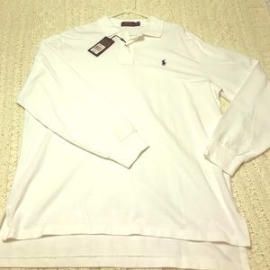 Men's Long Sleeve Polo NWT - XL