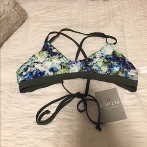 Athleta Reversible Bikini Top NWT