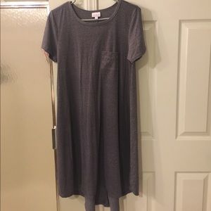 LuLaRoe Carly Dress. Small. Sleeve needs sewn.