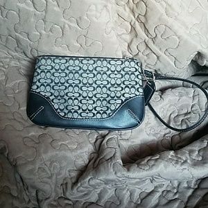 Coach signature c small wristlet