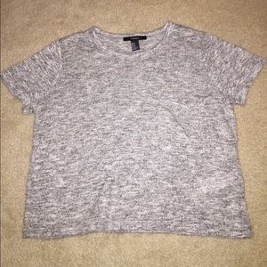 Forever 21 Grey Crop Top