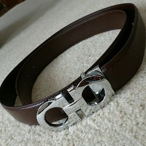 Salvatore Ferragamo Brown Leather