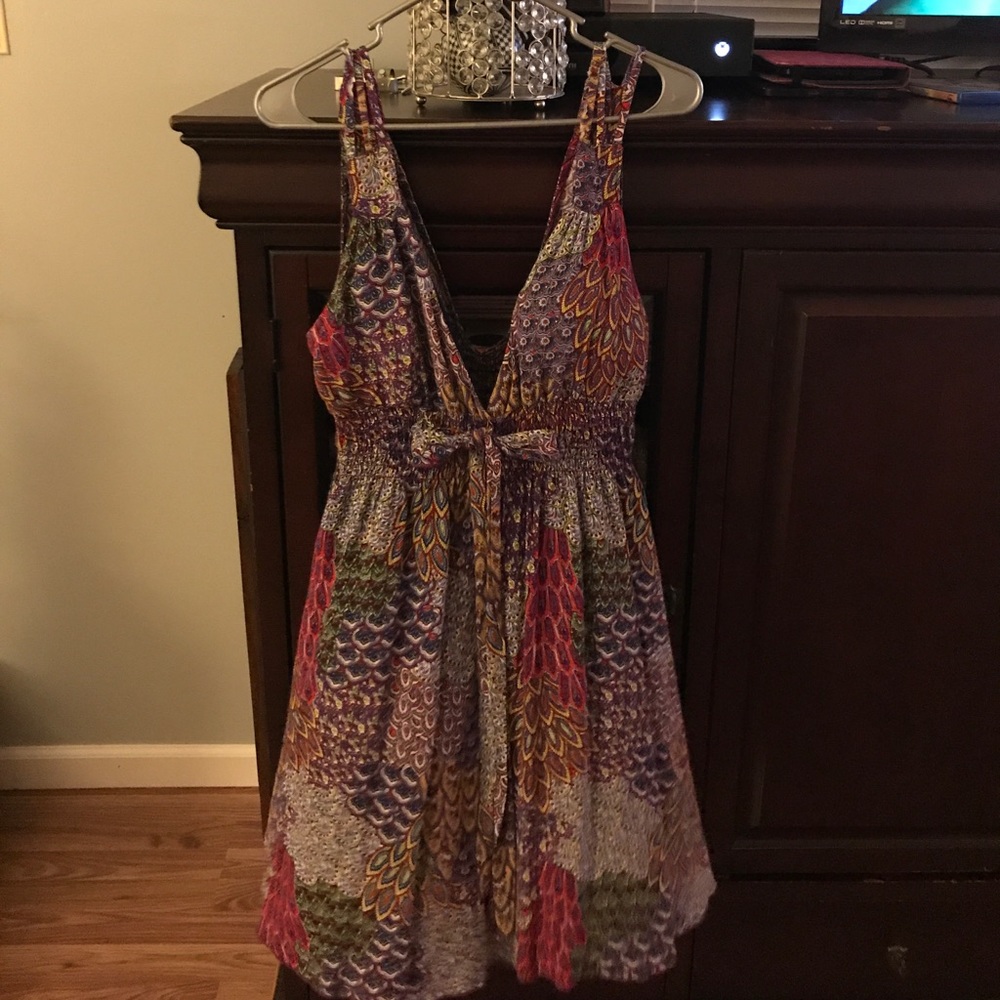 V neck tank dress