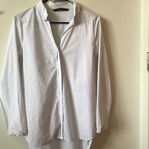 Zara Hidden Button Down Shirt