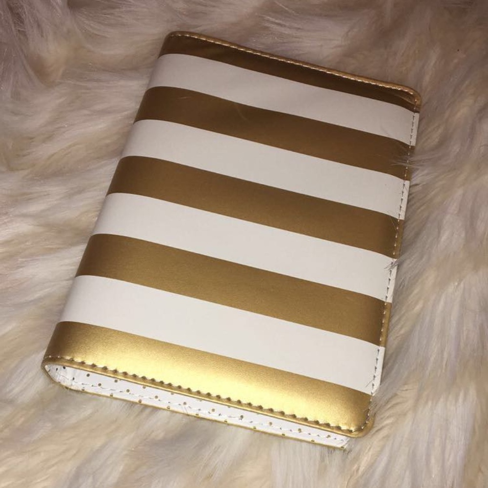 White and Gold Day Planner